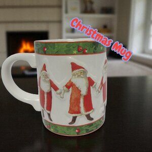 Hallmarks Natures Sketchbook Santa Mug By Marjoliem Bastin magic of Christmas